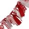 6ft. Red & White Fabric Ties Garland by Celebrate It™